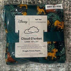 NWT Little Sleepies Lion King Simbas Sky Cloud Blanket